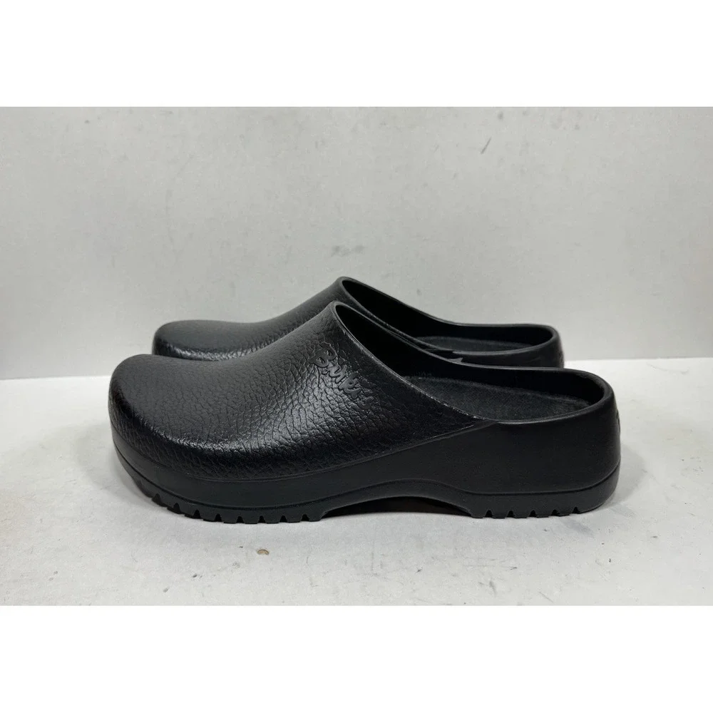 Birkenstock Professional Super-Birki Clogs Black Polyurethane Men's Size 13 / 46